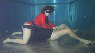 Freedivers_481 Sex Underwater Red Suit