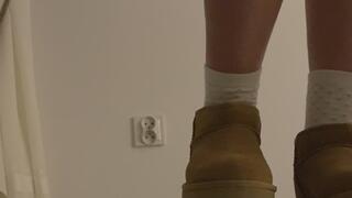 cock trampling in platform shoes