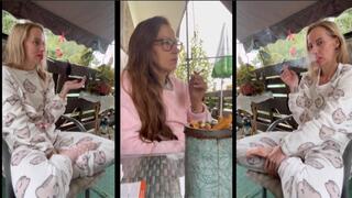 Chain smoking step-sister chat time part 2