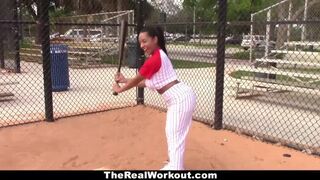 TheRealWorkout - Busty Latina Loves to Play with Balls