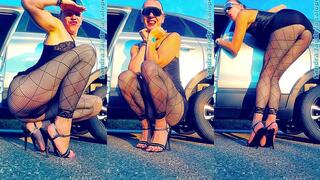 Sandra Jayde 21-09-24 Thanks to my Japanese buyer I made this video where I act like a slut in fishnet just for you