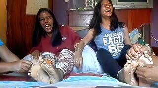 The first session for two friends with ticklish feet (Part 2)