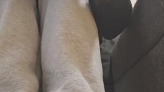 You watch me take off my sweaty trainers and I make you worship my feet