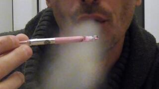 Smoking Sobranie purple 100's with glass holder IYF 210924 SLOW