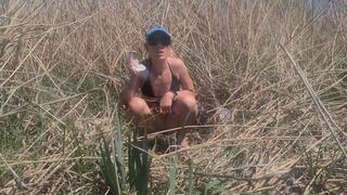 outdoor pee nails fetish