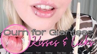Cum for Giantess Kisses and Licks - HD - The Goddess Clue, Giantess Vore, Tiny Man, Countdown JOI, Mesmerize, Kissing and Licking