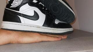 Full weight hand trample nike jordan 1 imprint