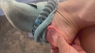 Filthy Gym Sock Removal