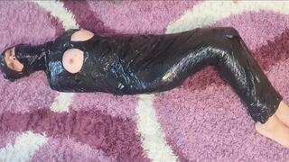plastic struggling masturbation fur