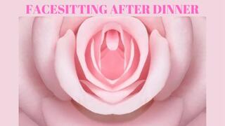 FACESITTING AFTER DINNER - Erotic Facesitting Fantasy, Facesitting Training