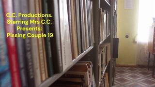 Pissing Couple 19-In the Library V3