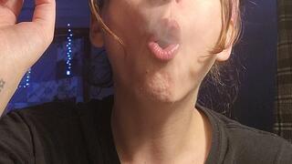 Practicing To Blow O's And The Occasional Cough