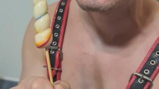 I suck and lick Lollipop