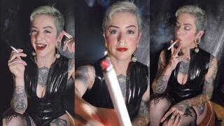 Smoking Lace Humiliates You For Vaping and Makes You Smoke Her Cigarettes
