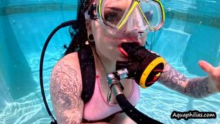 Aquaphilias- Harley Jayde- Her First SCUBA Lesson