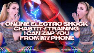 Online Electro Shock Chastity Training, I Can Zap You From My Phone