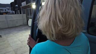 Frustation in the bus in Black Pantyhose and High Heels(Custom)