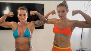 Blue Belt War! Xena vs Taperedphysique The REMATCH with Arm Wrestling