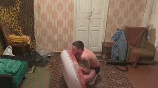 Jason sit to pop swimmring