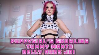 Puppygirl's Growling Tummy Wants Belly Rubs JOI