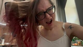 Emma's hair became very tangled and began to fall out - part 3