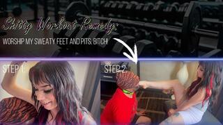 S***** Workout Remedy: Worship My Sweaty Feet and Pits, Bitch! 4k