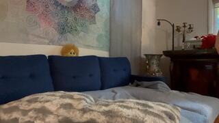 Nerdy Stepsister Paige finds Billy playing with her gremlin on his dick!!