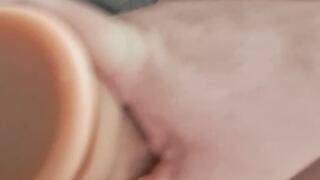 Smoking, masterbaiting with big toy