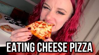 Eating Cheese Pizza