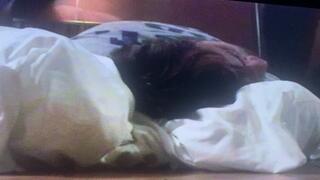 Flatstanley gets walked on all over his face