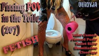 Pissing POV in the Toilet