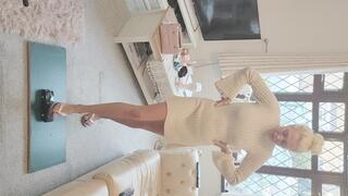 Back by popular demand GIANTESS Charn crushes a Pontiac Trans-am in Flipflops full body view