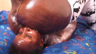 Donkey booty owns a desperate ass, pussy and fart worshipper part 4 (mummified farts and drooling)