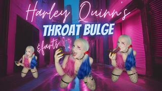Harley Quinn Throat Bulge & Farts
