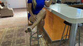 Mia Soles sexy Crossed Legs JOI on flat sandals