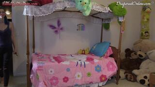 Bunny: Diaper Exposed in Front of Friend