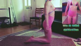 Splits stretching practice yoga shorts