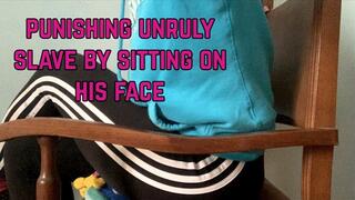 i sit on my incompetent slave's face