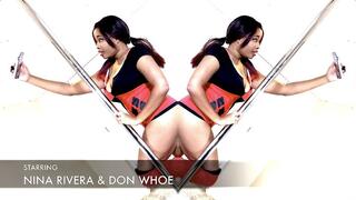 Nina Rivera swallows my Big Dick as Harley Quinn for Halloween 1 of 4