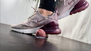 A CBT and Cockcrush experience with Nike Air 270 sneakers - Shoejob, Humiliation and cum Denying - HD