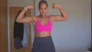 I am strong flexing fetish