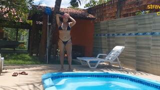 Swimcap gets stuck on my face in the pool