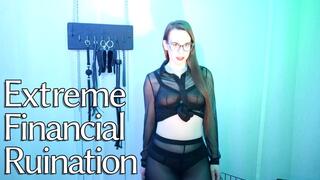 Extreme Financial Ruination - Obey Lady Ashley - FemDom FinDom Drain Game Tribute Mind Fuck (4K)