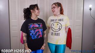 Sammy locks Andie into a number of wrestling holds! [FHD H265 Smallest File] [Custom Video]