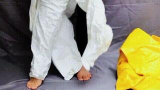 Double Hazmat Gas Mask Girl