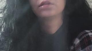 Chain smoking in mornning