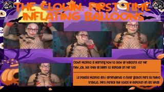 THE CLOWN: FIRST TIME INFLATING BALLOONS