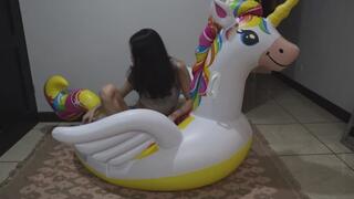 Owllete deflates the unicorn