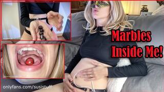 Feel the Weight: Swallowing Marbles and Their Sounds Inside