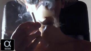 Cowboy smoking Eve 120s in your face SLOW